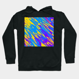 Spray Paint Yellow Blue Purple Hoodie